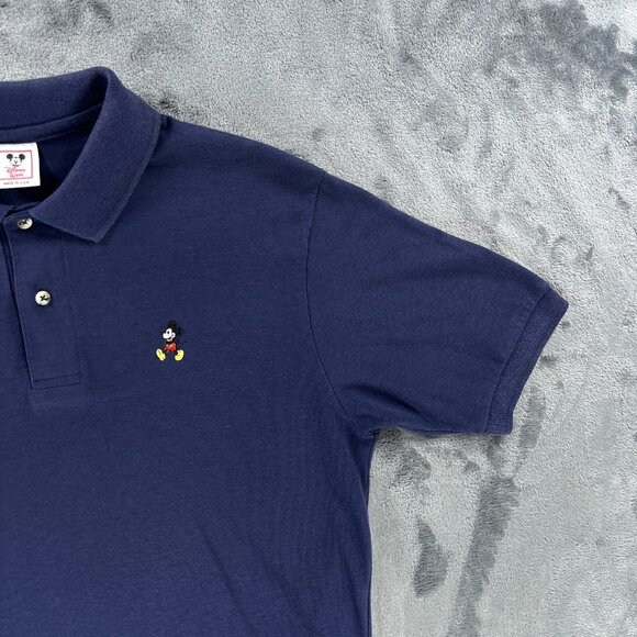 Disney Wear Polo Shirt Men M Vintage 90s Single Stitch Mickey Mouse Made in USA - Picture 4 of 8